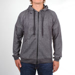 Men's Techleisure Zip Hoodie - BLACK