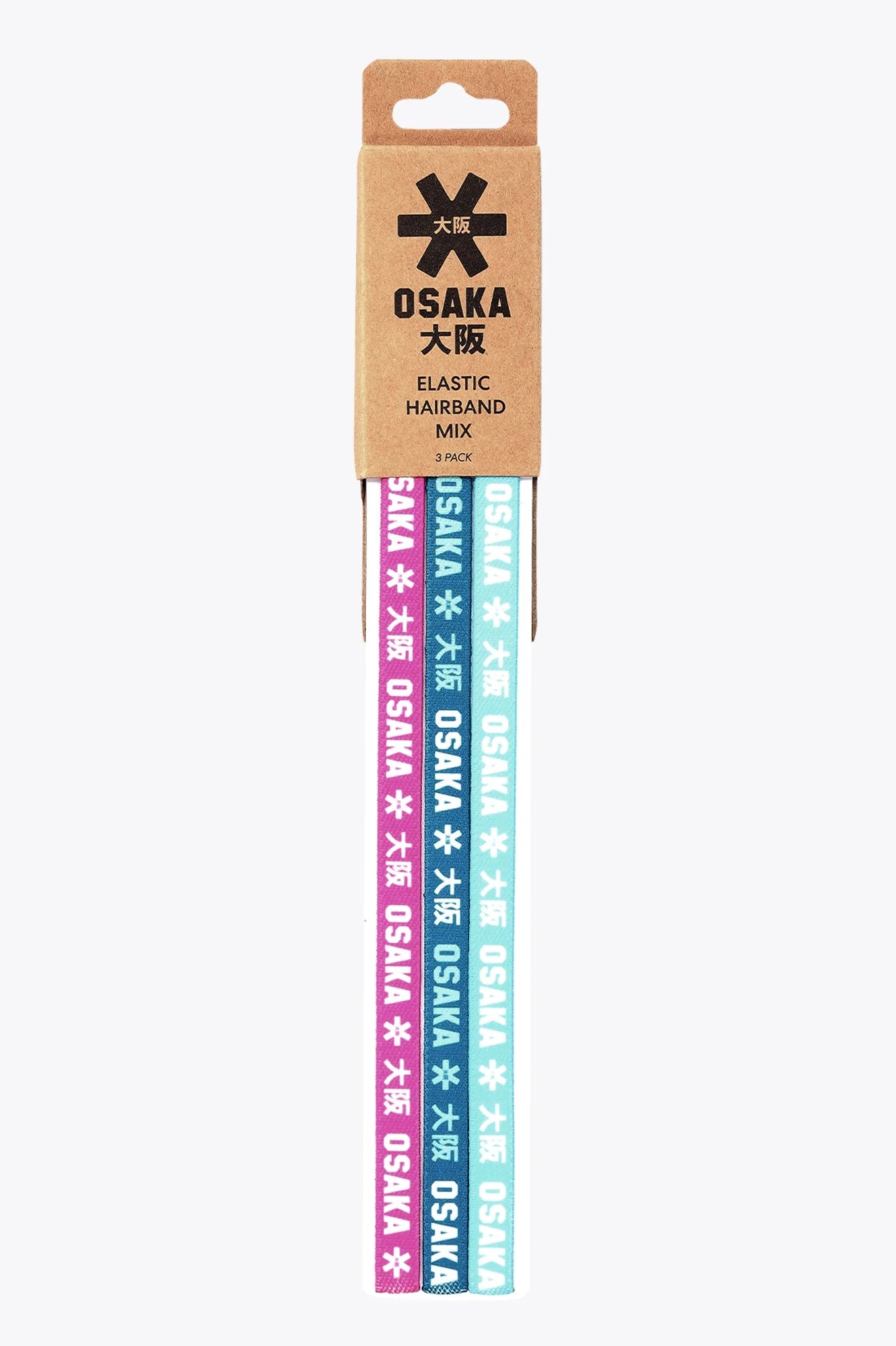 Osaka Elastic Hairband | NON SLIP - SS26 YIN MIX (3PK)