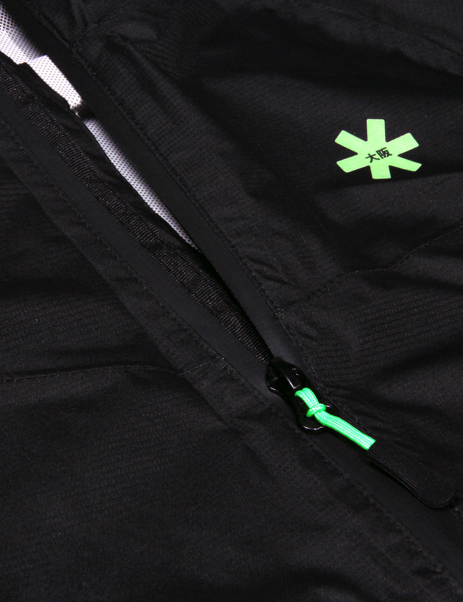 Men's Training Jacket 1.0 - BLACK w/GREEN