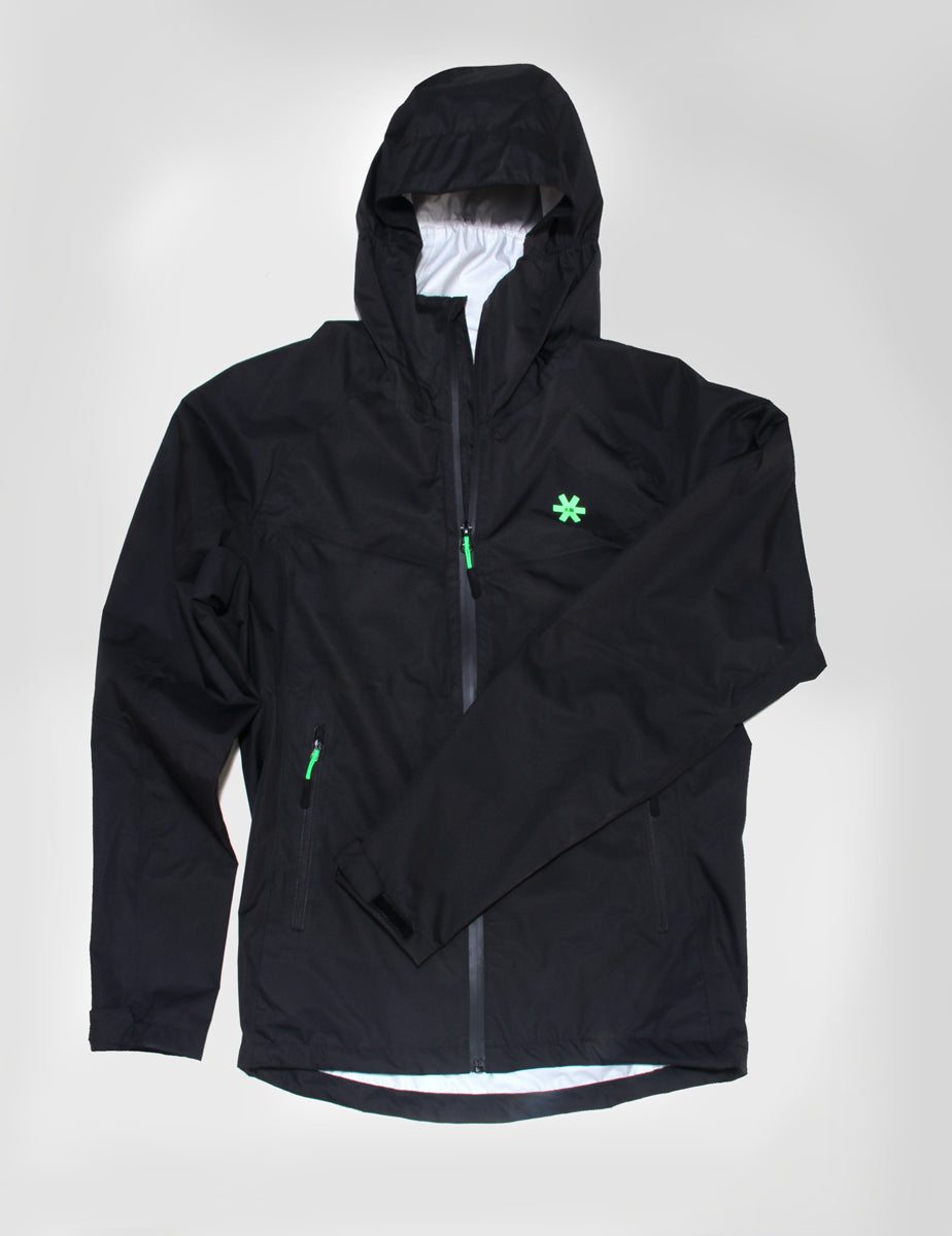 Men's Training Jacket 1.0 - BLACK w/GREEN