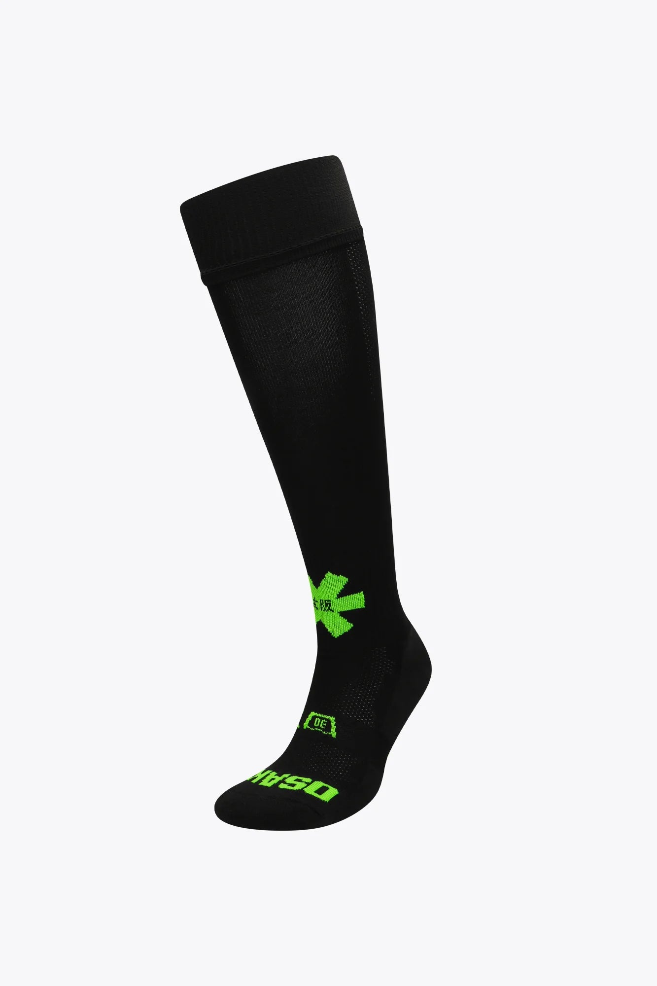 Osaka Field Hockey Socks | BLACK (w/GREEN Osaka Star)