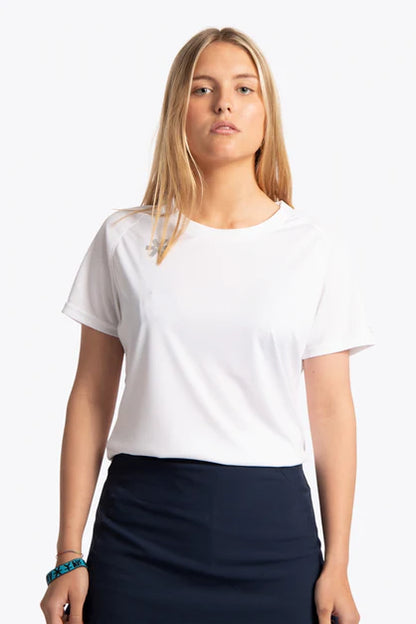 Women's Training Tee Short Sleeve - WHITE