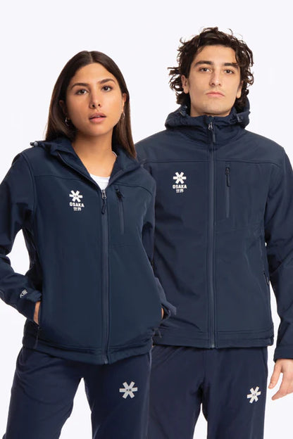 Softshell With Hoodie | Unisex - NAVY