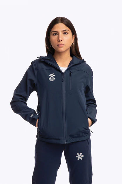 Softshell With Hoodie | Unisex - NAVY