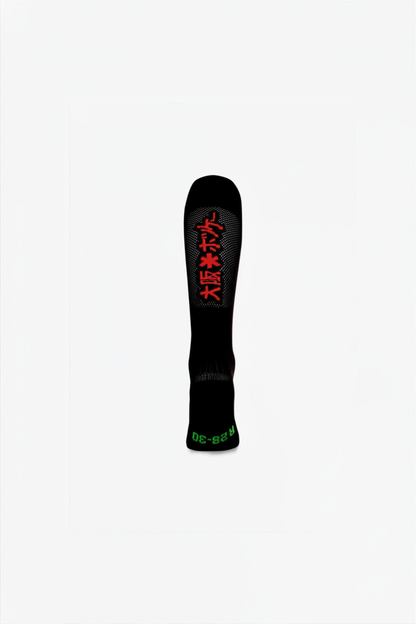 Osaka Field Hockey Socks | BLACK (w/RED Osaka Star)