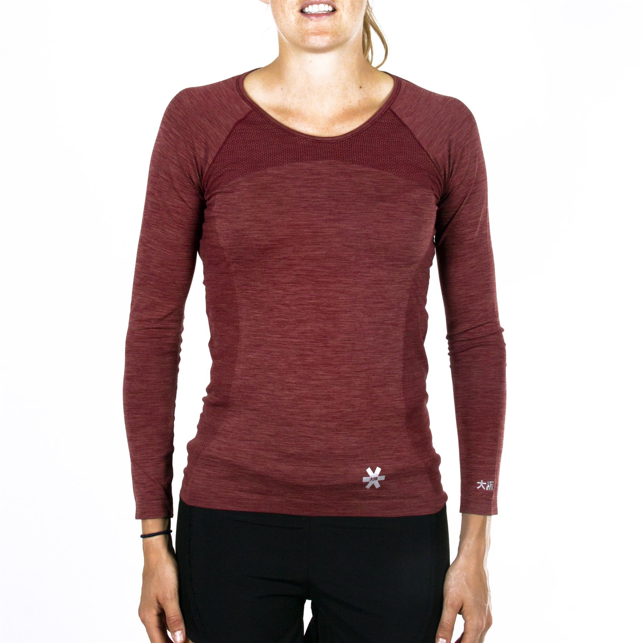 Women's Tech Knit Long Sleeve - MAROON