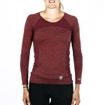 Women's Tech Knit Long Sleeve - MAROON