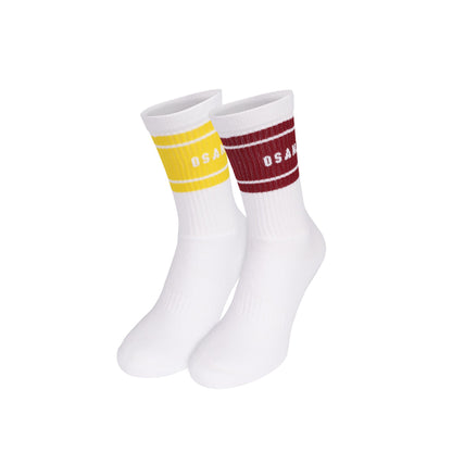Colourway Socks Duo Pack | MAROON/YELLOW