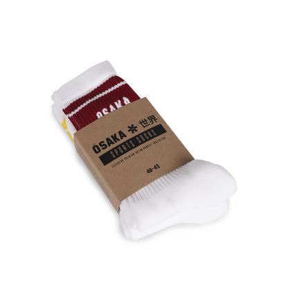 Colourway Socks Duo Pack | MAROON/YELLOW
